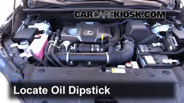 2015 Lexus NX200t 2.0L 4 Cyl. Turbo Aceite Controlar nivel de aceite